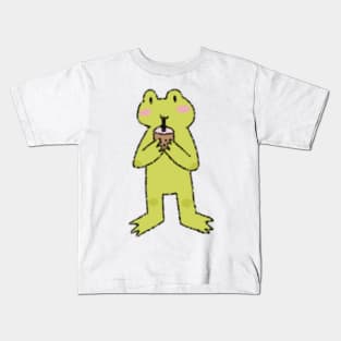 boba frog Kids T-Shirt